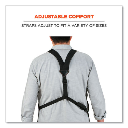 Arsenal 5704 Canvas Tool Apron, 22 Compartments, 25.5 x 28, Canvas, Gray