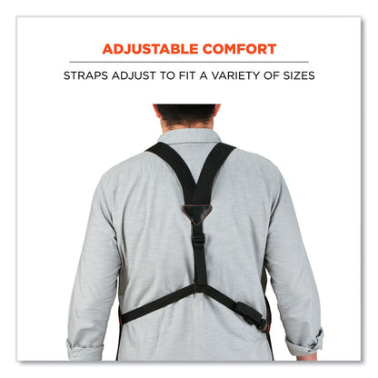 Arsenal 5705 Extended Length Canvas Tool Apron, 13 Compartments, 25.5 x 34, Canvas, Gray