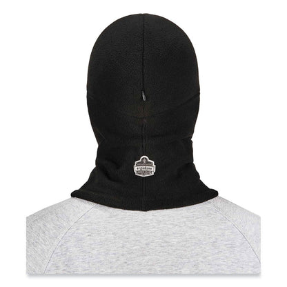 N-Ferno 6893Z Balaclava with Zipper for Bump Cap Insert, Polyester Fleece, One Size Fit Most, Black