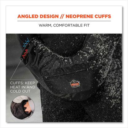 N-Ferno 6980 Winter Hand Warmer Muff, Nylon/Fleece/Neoprene, One Size Fits Most, Black
