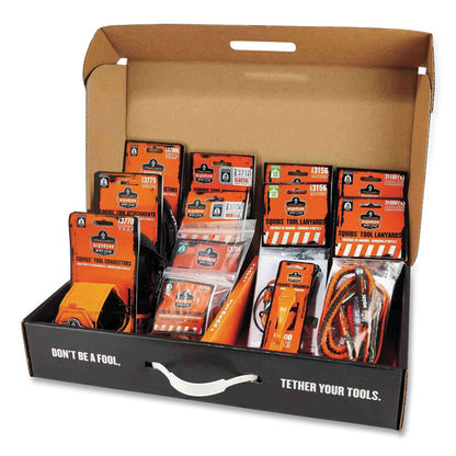 Squids 3185 Glazier Tool Tethering Kit, Assorted Max Working Capacities, Lengths and Colors