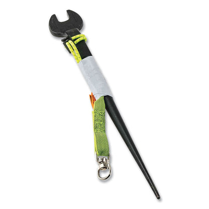 Squids 3713 Elastic Loop Tool Tails with Swiveling D-Rings, 10 lb Max Working Capacity, 15" Long, 3/Pack, 20 Packs/Carton