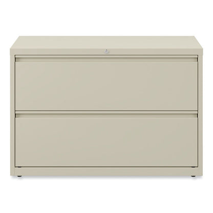 Lateral File, 2 Legal/Letter-Size File Drawers, Putty, 42" x 18.63" x 28"
