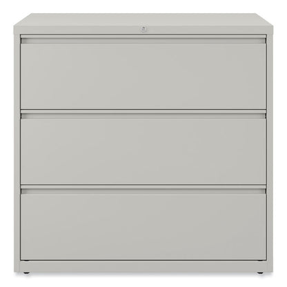 Lateral File, 3 Legal/Letter/A4/A5-Size File Drawers, Light Gray, 42" x 18.63" x 40.25"