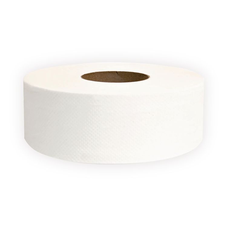 JRT Jumbo Bath Tissue, Septic Safe, 2-Ply, 3.25" x 720 ft, White, 12 Rolls/Carton