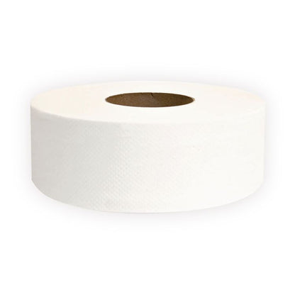 JRT Jumbo Bath Tissue, Septic Safe, 2-Ply, 3.25" x 720 ft, White, 12 Rolls/Carton
