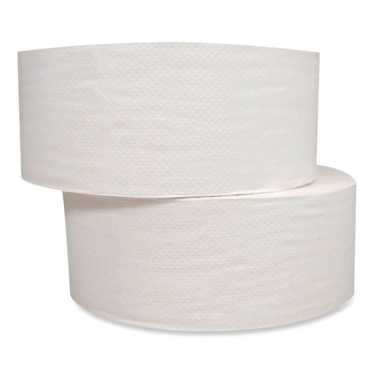 JRT Jumbo Bath Tissue, Septic Safe, 2-Ply, 3.25" x 720 ft, White, 12 Rolls/Carton