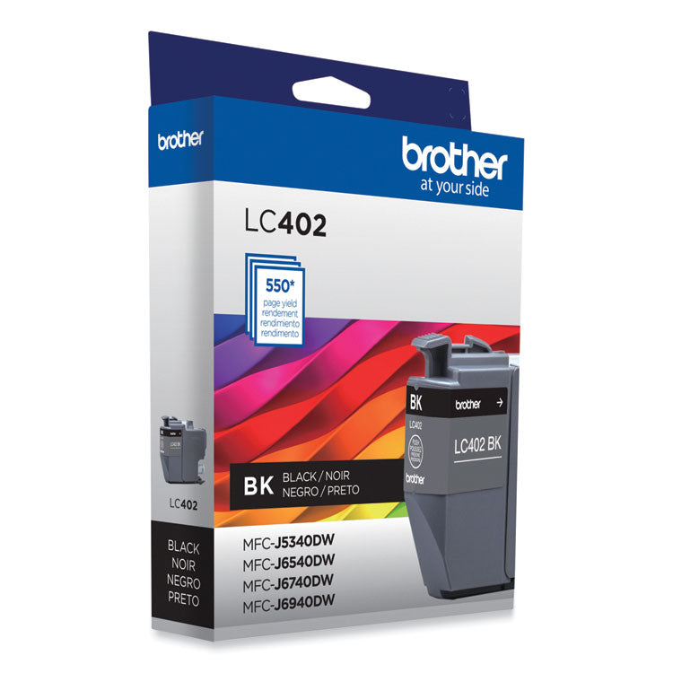 LC402BKS Ink, 550 Page-Yield, Black