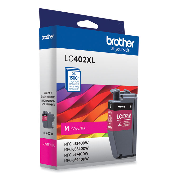 LC402XLMS High-Yield Ink, 1,500 Page-Yield, Magenta