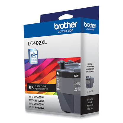 LC402XLBKS High-Yield Ink, 3,000 Page-Yield, Black