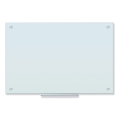 Glass Dry Erase Board, 36" x 24" (Actual Size: 35" x 23"), White Surface