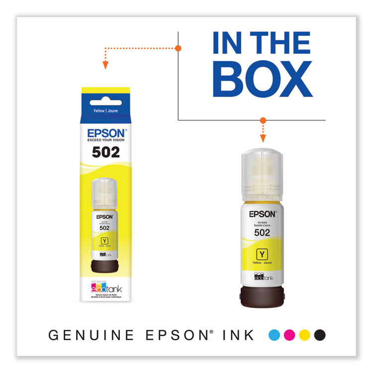 T502420-S (502) Ink, 6,000 Page-Yield, Yellow