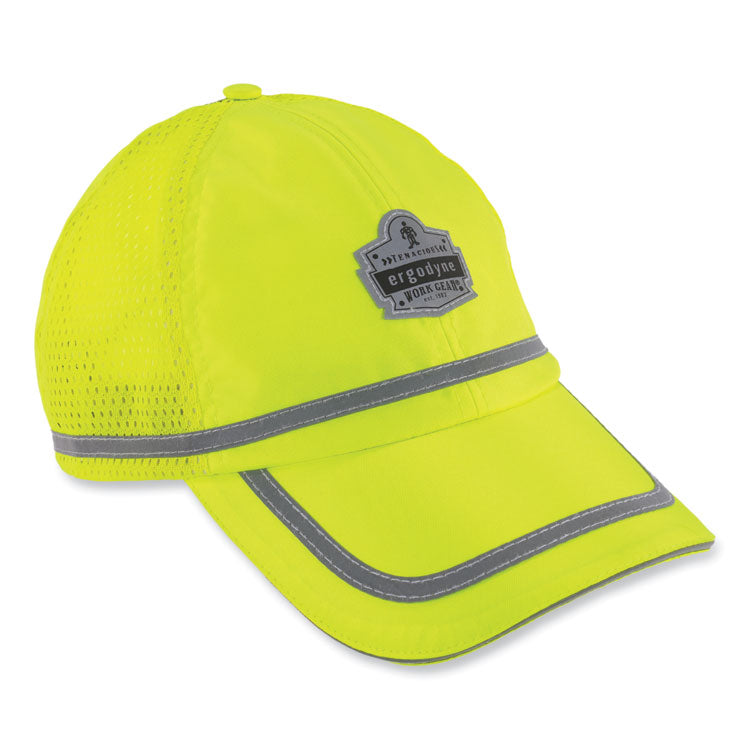 GloWear 8930 Hi-Vis Baseball Cap, Polyester, One Size Fits Most, Lime