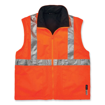 GloWear 8385 Class 3 Hi-Vis 4-in-1 Jacket, 5X-Large, Orange