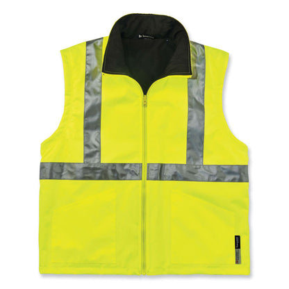 GloWear 8385 Class 3 Hi-Vis 4-in-1 Jacket, 5X-Large, Lime