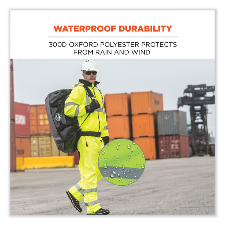GloWear 8915 Class E Hi-Vis Rain Pants, 4X-Large, Lime