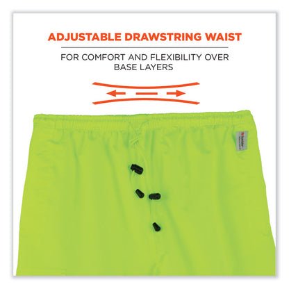 GloWear 8915 Class E Hi-Vis Rain Pants, 4X-Large, Lime