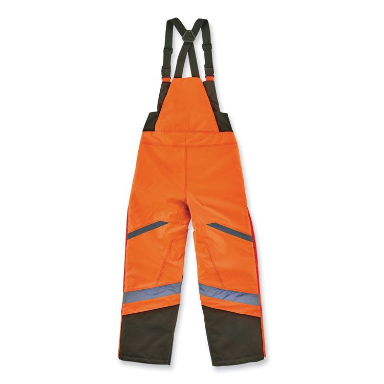 GloWear 8928 Class E Hi-Vis Insulated Bibs, 3X-Large, Orange