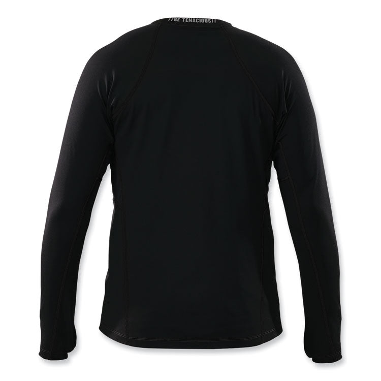N-Ferno 6435 Midweight Long Sleeve Base Layer Shirt, Medium, Black