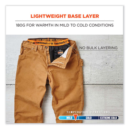 N-Ferno 6481 Lightweight Base Layer Pants, 3X-Large, Black