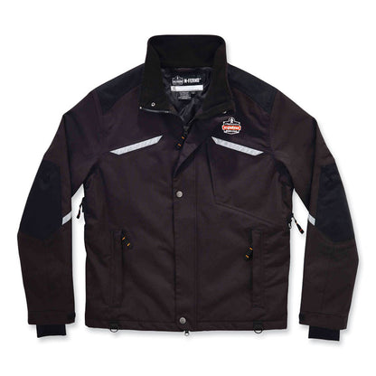 N-Ferno 6466 Thermal Jacket with 500D Nylon Shell, Small, Black