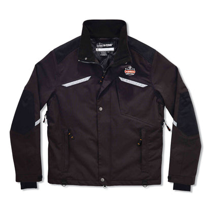 N-Ferno 6466 Thermal Jacket with 500D Nylon Shell, 4X-Large, Black