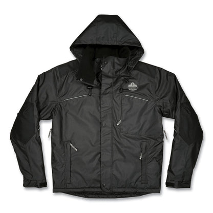 N-Ferno 6467 Winter Work Jacket with 300D Polyester Shell, Medium, Black
