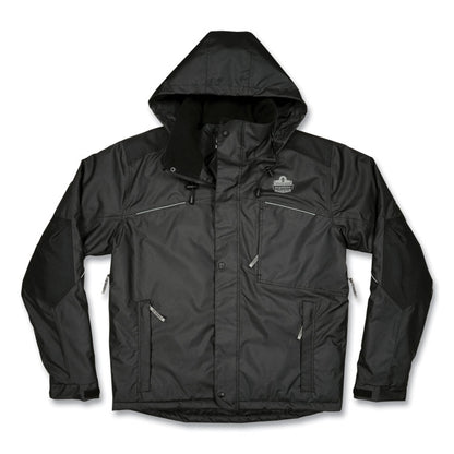 N-Ferno 6467 Winter Work Jacket with 300D Polyester Shell, Large, Black