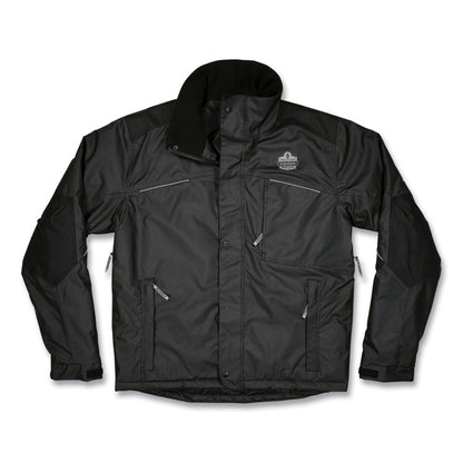 N-Ferno 6467 Winter Work Jacket with 300D Polyester Shell, Large, Black