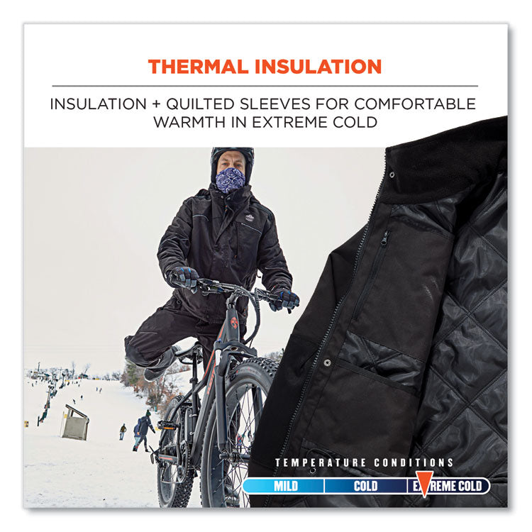 N-Ferno 6467 Winter Work Jacket with 300D Polyester Shell, X-Large, Black