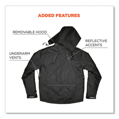 N-Ferno 6467 Winter Work Jacket with 300D Polyester Shell, X-Large, Black