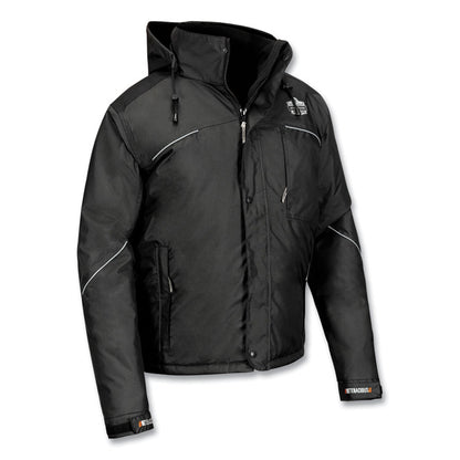 N-Ferno 6467 Winter Work Jacket with 300D Polyester Shell, 2X-Large, Black