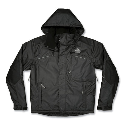 N-Ferno 6467 Winter Work Jacket with 300D Polyester Shell, 3X-Large, Black