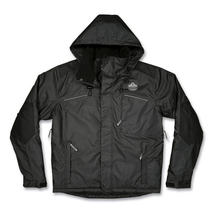 N-Ferno 6467 Winter Work Jacket with 300D Polyester Shell, 4X-Large, Black