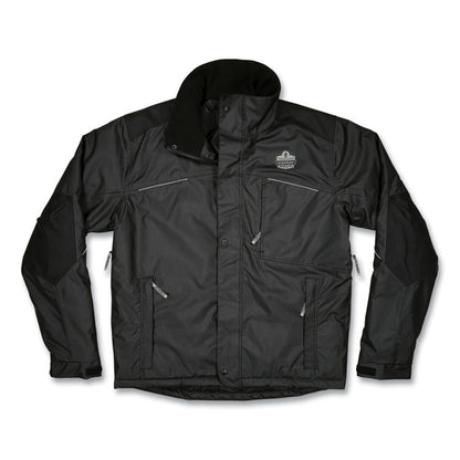 N-Ferno 6467 Winter Work Jacket with 300D Polyester Shell, 4X-Large, Black