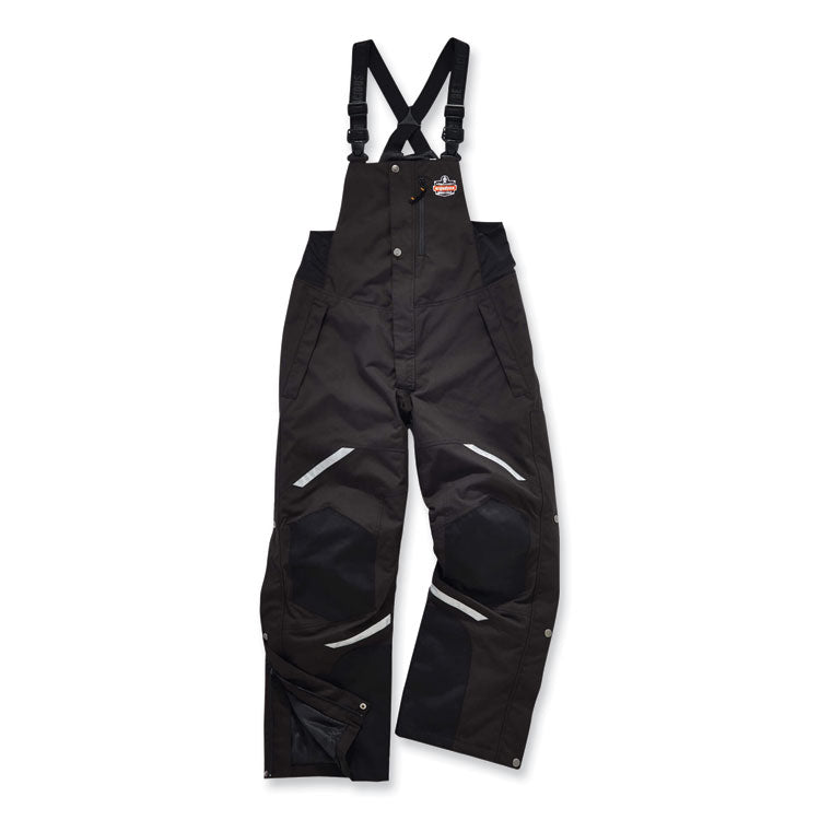 N-Ferno 6471 Thermal Bibs with 500D Nylon Shell, Large, Black
