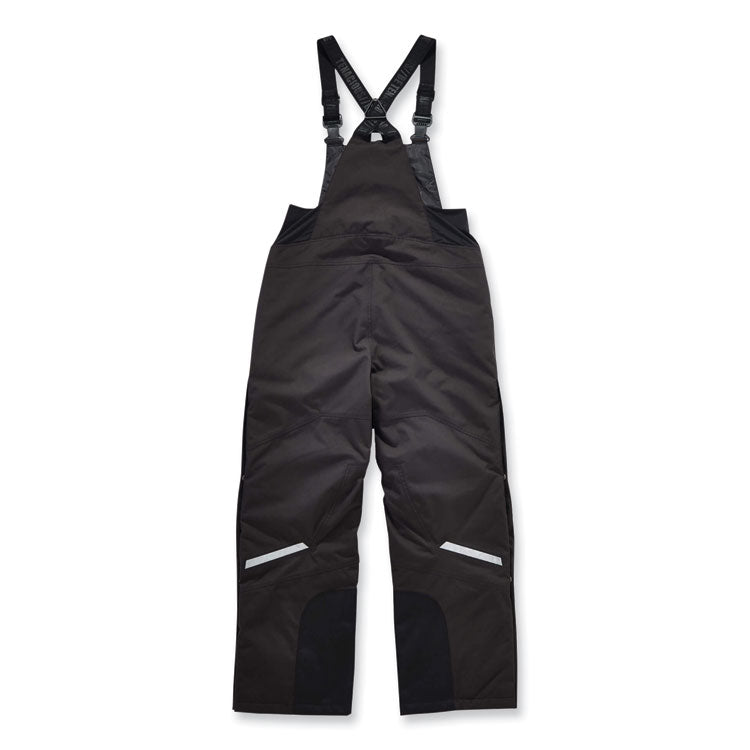N-Ferno 6471 Thermal Bibs with 500D Nylon Shell, X-Large, Black