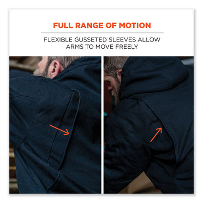 N-Ferno 6468 Duck Canvas Work Jacket, X-Large, Black