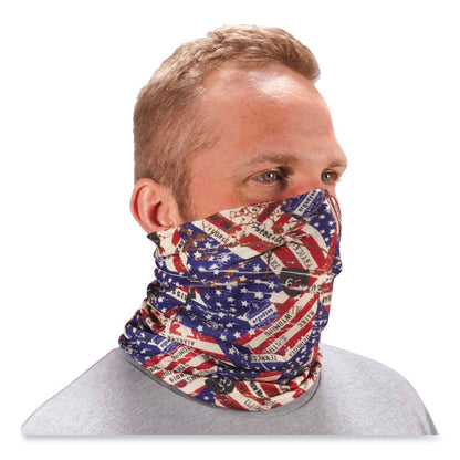 Chill-Its 6485 Multi-Band, Polyester, One Size Fits Most, Stars and Stripes