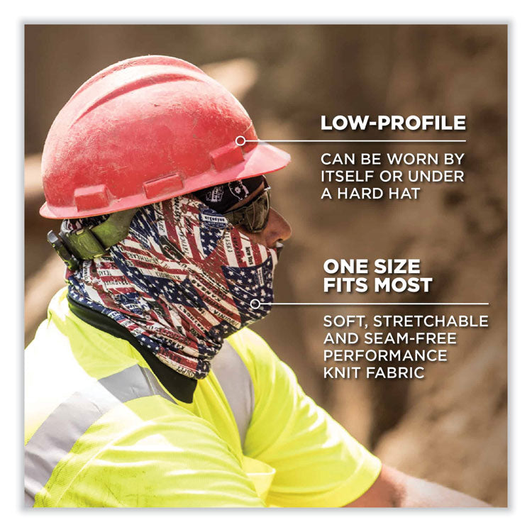 Chill-Its 6485 Multi-Band, Polyester, One Size Fits Most, Hi-Vis Lime