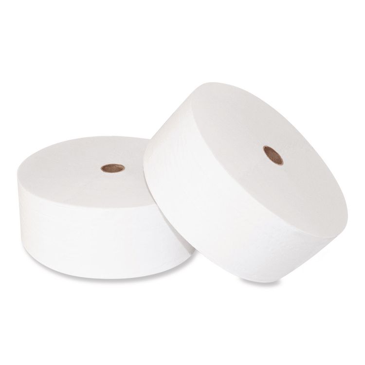 Small Core Bath Tissue, Septic Safe, 2-Ply, White, 1,200 Sheets/Roll, 12 Rolls/Carton