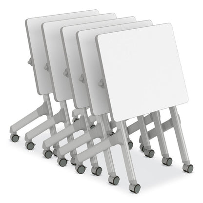 Learn Nesting Rectangle Desk, 28" x 22.25" x 29.5", Gray