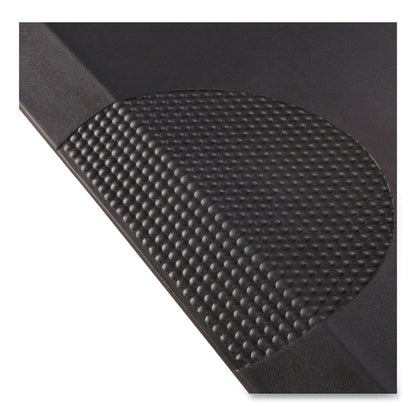 Anti-Fatigue Mat, Rectangular, Black Textured Surface, 24" x 36"