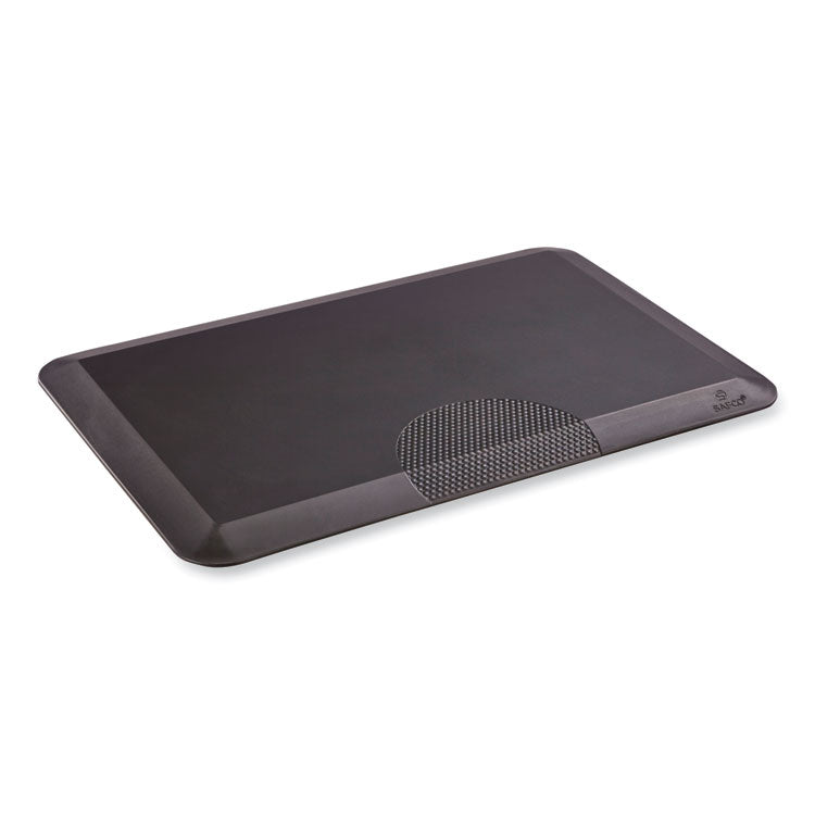 Anti-Fatigue Mat, Rectangular, Black Textured Surface, 24" x 36"