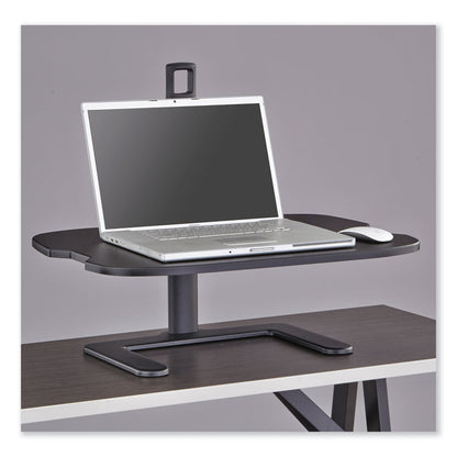 Stance Height-Adjustable Laptop Stand, 26.9 x 18 x 1.25 to 15.75, Black, Supports 15 lbs