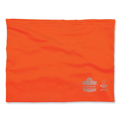 Chill-Its 6489 2-Layer Cooling Performance Knit Multi-Band, Polyester/Spandex, Large/X-Large, Hi-Vis Orange