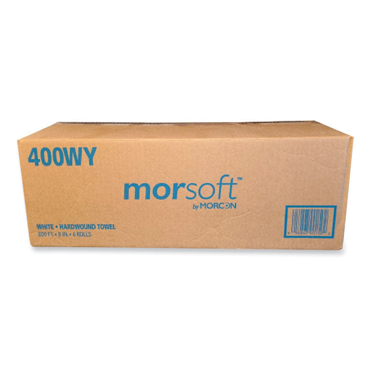 Morsoft Controlled Towels, Y-Notch, 1-Ply, 8" x 800 ft, White, 6 Rolls/Carton