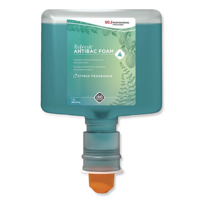 Refresh Foaming Hand Soap Touch Free Cartridge Refill, Citrus Scent, 1.2 L, 3/Carton