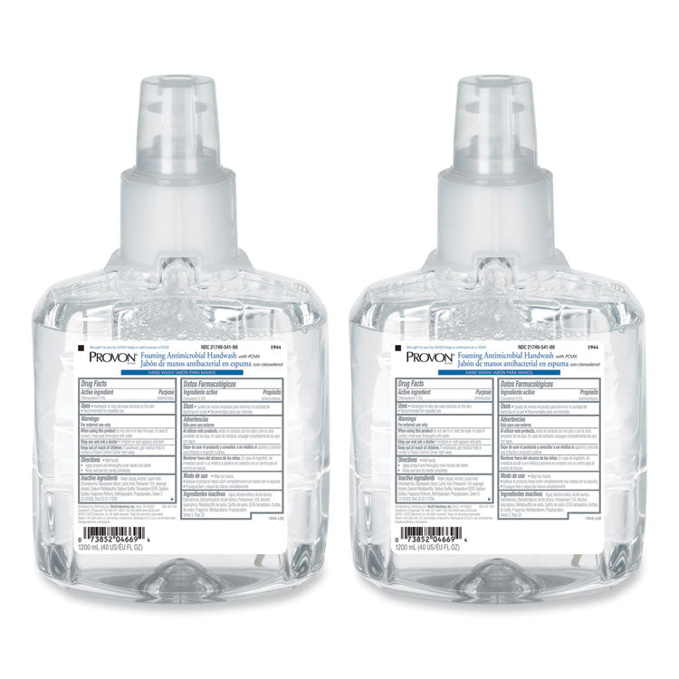 Foaming Antimicrobial Handwash with PCMX Refill, For LTX-12, Floral Scent, 1,200 mL, 2/Carton