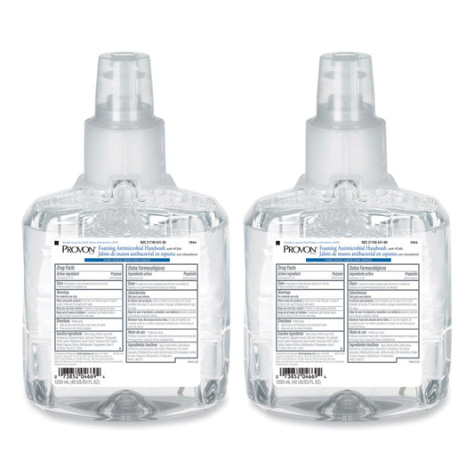 Foaming Antimicrobial Handwash with PCMX Refill, For LTX-12, Floral Scent, 1,200 mL, 2/Carton
